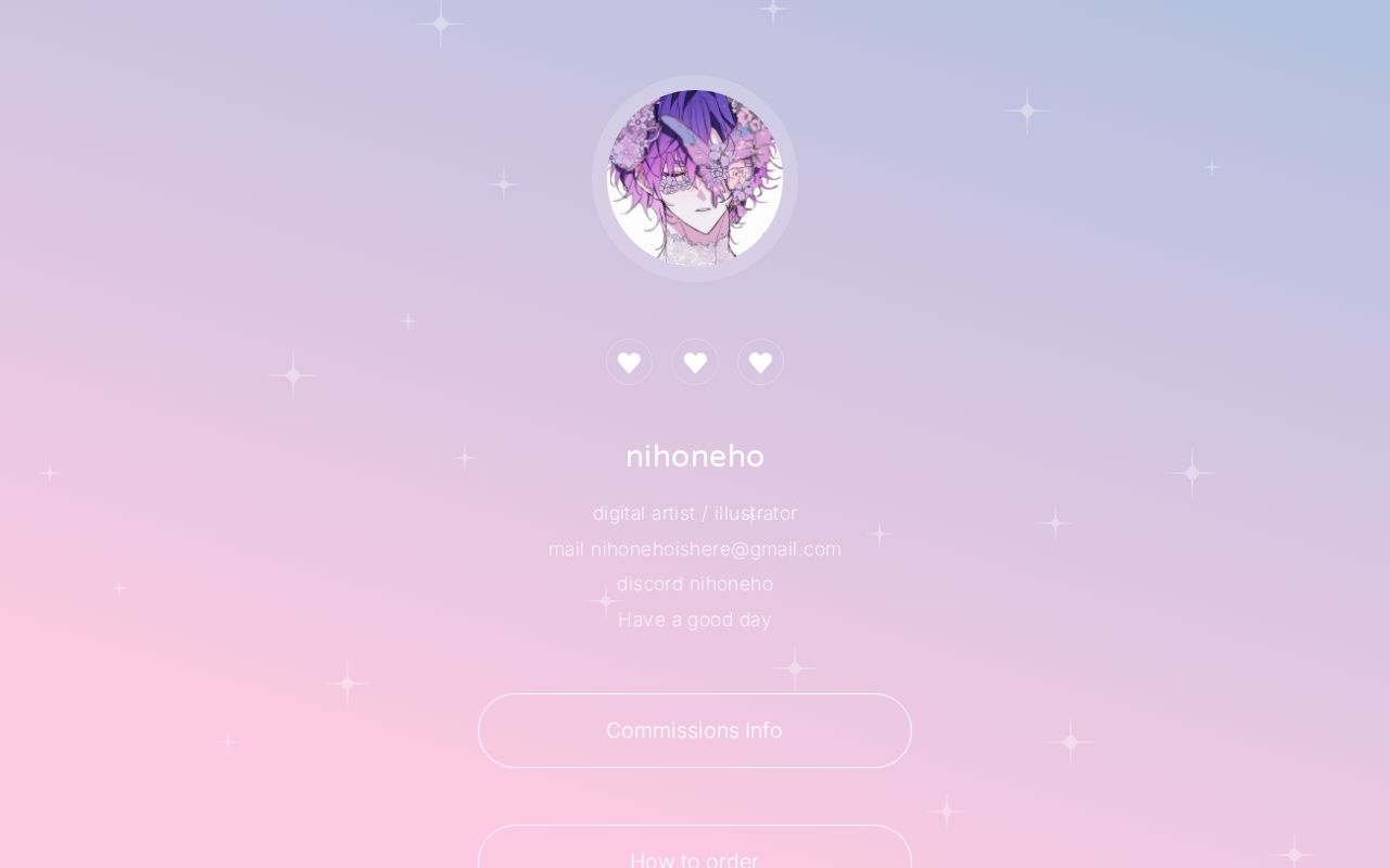 nihoneho commissions